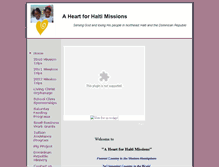 Tablet Screenshot of aheartforhaitimissions.cfsites.org