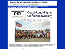 Tablet Screenshot of 5kforchildhoodobesity.cfsites.org