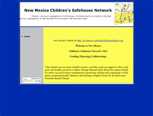 Tablet Screenshot of nmsafehousenetwork.cfsites.org