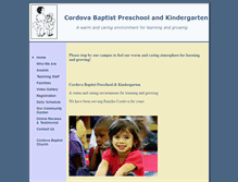Tablet Screenshot of cordova.cfsites.org
