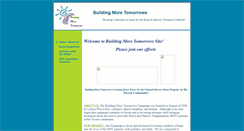 Desktop Screenshot of buildingmoretomorrows.cfsites.org