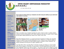 Tablet Screenshot of openheartorphanage.cfsites.org