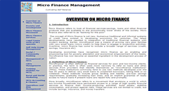 Desktop Screenshot of microfinance.cfsites.org