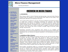 Tablet Screenshot of microfinance.cfsites.org