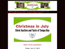 Tablet Screenshot of christmasinjuly.cfsites.org