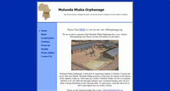 Desktop Screenshot of mulundamiakaorphanage.cfsites.org