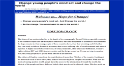 Desktop Screenshot of hopeforchange.cfsites.org