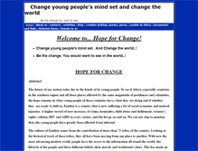 Tablet Screenshot of hopeforchange.cfsites.org