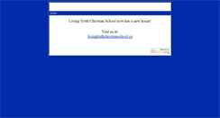 Desktop Screenshot of livingtruthchristianschool.cfsites.org