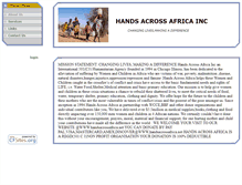 Tablet Screenshot of handsacrossafrica.cfsites.org