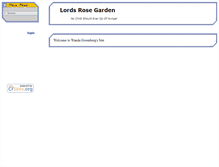 Tablet Screenshot of lordsrosegarden.cfsites.org