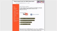 Desktop Screenshot of essencesociety.cfsites.org