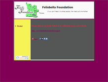 Tablet Screenshot of felisbellafoundation.cfsites.org