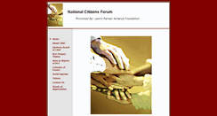 Desktop Screenshot of ncfindia.cfsites.org