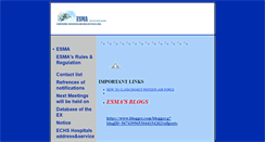 Desktop Screenshot of esma.cfsites.org