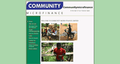 Desktop Screenshot of communitymicrofinance.cfsites.org