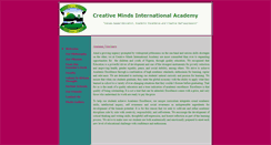 Desktop Screenshot of creativemindsacademy.cfsites.org