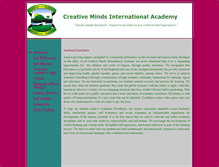 Tablet Screenshot of creativemindsacademy.cfsites.org