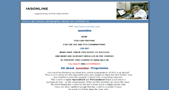 Desktop Screenshot of iasonline.cfsites.org