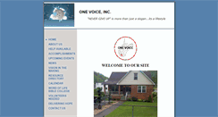 Desktop Screenshot of onevoicewv.cfsites.org