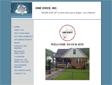 Tablet Screenshot of onevoicewv.cfsites.org