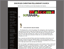 Tablet Screenshot of discipleschristianfellowship.cfsites.org