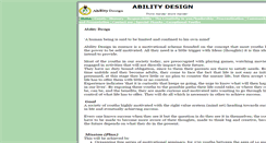 Desktop Screenshot of abilitydesign.cfsites.org