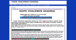 Desktop Screenshot of hopechildren.cfsites.org