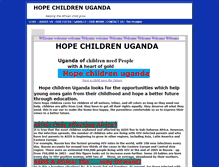 Tablet Screenshot of hopechildren.cfsites.org