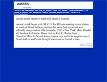 Tablet Screenshot of aasara.cfsites.org