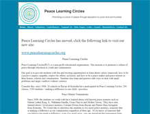 Tablet Screenshot of peacelearningcircles.cfsites.org