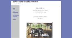 Desktop Screenshot of livinghopechurch.cfsites.org