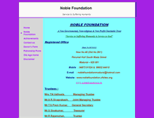 Tablet Screenshot of noblefoundation.cfsites.org